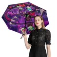 thumbnail image 2 of Invader Zim Folding Umbrella Auto Umbrella Anti-UV Protection Lightweight Windproof Portable Rain Umbrellas, 2 of 7