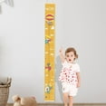 thumbnail image 2 of Home Decor Children'S Height Growth Chart Cartoon Pattern Canvas Height Chart Ruler Removable Wall Mounted Ruler Measurement Chart Suitable Foration Measuring Board Foldable, 2 of 4