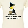 thumbnail image 3 of Peanuts - Witch Way To The Candy - Juniors Fitted Graphic T-Shirt, 3 of 6