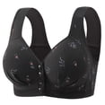 thumbnail image 4 of ALLLIST Bras for Women No Underwire Black Floral Bralette Seamless T Shirt Ladie Bras Size 36-44, 4 of 4