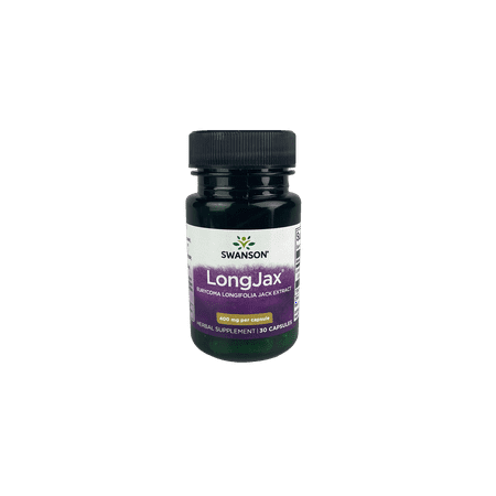 Swanson Longjax Eurycoma Longifolia Jack Extract 400 mg 30 Capsules