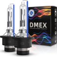 thumbnail image 1 of Bombillas HID DMEX D2R para faros delanteros, 35 W, 8000 K, xenón blanco y azul, 2 unidades, 1 of 7