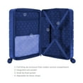 thumbnail image 2 of iFLY Hardside Evolve 24" Medium Checked Luggage, Navy, 2 of 10