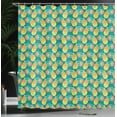 thumbnail image 3 of Ambesonne Gaming Shower Curtain, Retro Colored Gamepad Art, 69"Wx84"L, Dark Seafoam Multicolor, 3 of 4