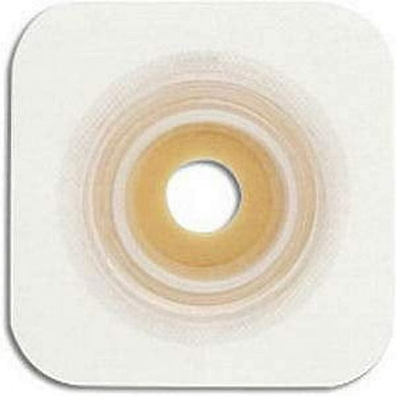 ConvaTec 411804 SUR-FIT Natura Moldable Technology Durahesive Skin Barrier with Mold-to-Fit Opening and Hydrocolloid Tape Collar, White, 2-1/4" Flange, 1-1/4" - 1-3/4" Stoma Opening, Pack of 10