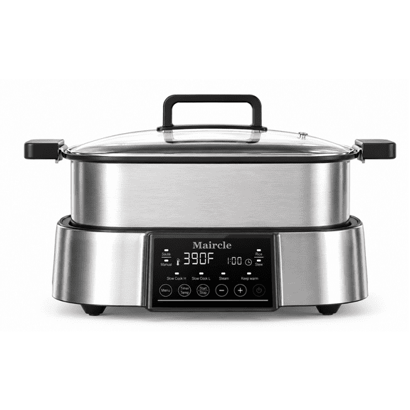 Maircle 8-Cup Electric Slow Cooker, Granite Coating
