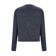 thumbnail image 6 of Craaazy Women's Quick Dry Side Twist Crop Top Long Sleeve Crewneck Yoga Workout Activewear Gifts, 6 of 7