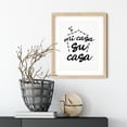 thumbnail image 2 of Designs ByLITA Mi Casa Su Casa 8 x 10 UNFRAMED Print Cute Typography Wall Art, 2 of 3