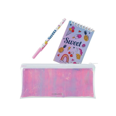Iridescent Stationery Set (Set/Upc, Dz) - Stationery - 12 Pieces