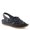 NAVY, variant on Choi Women’s Woven Leather Wedge Sandal with Soft Insole & Easy Fit