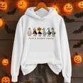 thumbnail image 2 of Just A Goose Sweat à Capuche Imprimé Graphique Halloween Couleur Unie Automne Hiver pour Femmes avec Poche, 2 of 3
