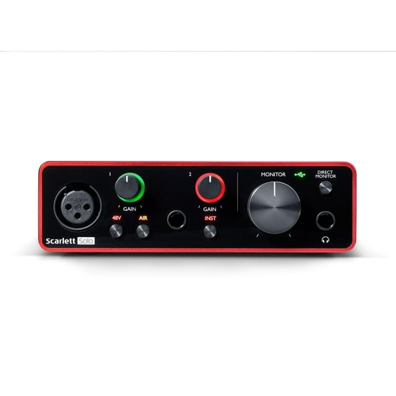 Focusrite Scarlett Solo 3rd Gen 2-in, 2-out USB Audio Interface