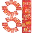 thumbnail image 3 of WASHWEPE 30Pcs Red Envelopes New Year Red Packets Coated Paper Rectangular For Chinese New Year Festive Occasions, 3 of 8