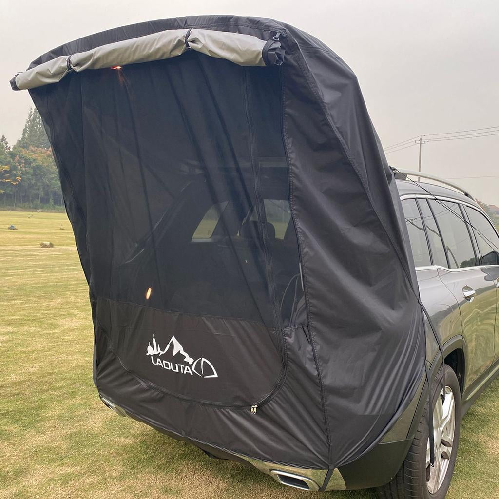 ametoys Car Trunk Tent, Camping Picnic Rear Tent with Canopy, Sunproof  Rainproof Car Trunk Extension Tent 