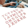 thumbnail image 1 of Iron On Alphabet Patches, Colorful Rhinestone Decorative Handcrafted Letters Patches DIY  For Backpack For Shoes, 1 of 8