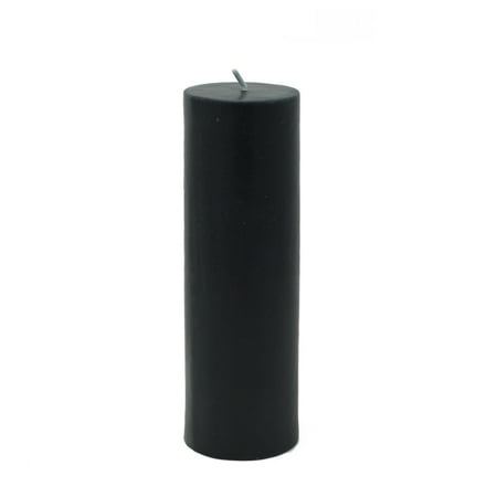 Bulk 2-inch x 6-inch Pillar Candles (Case of 24) Black - Walmart.com