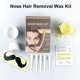 thumbnail image 3 of Nose Hair Removal Wax Kit Wax Beans Applicators Sticks Mustache Stickers Measuring Cup Paper Cups for Removing Nose Eyebrow Hair, 3 of 5
