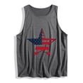 thumbnail image 5 of Xdegoge Patriotic Tank Tops for Women American Flag Star Graphic Sleeveless Casual Shirts Loose Fit Lightweight Breathable Summer Vacation Independence Day Tees, 5 of 5