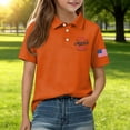 thumbnail image 2 of Grblisyd Boys July 4th Golf Polo Shirts 1776 Short Sleeve Girls Uniform Shirts American Flag Button Down Shirts 2-13 Years, 2 of 6