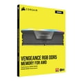 thumbnail image 2 of Corsair VENGEANCE RGB 32GB (2 x 16GB) DDR5-6000 PC5-48000 CL36 Dual Channel Desktop Memory Kit CMH32GX5M2M6000Z36 - Black, 2 of 3