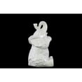 thumbnail image 2 of Urban Trends Ceramic Trumpeting and Sitting Up Elephant Figurine, 2 of 2
