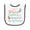 White and Black, variant on Inktastic Chiropractor Like Mommy Baby Terry Cloth Bib