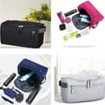 thumbnail image 1 of Men Toiletry Storage Bag Organizer Waterproof Large Capacity Male Cosmetic Case Travel Tote, Rose Red, 1 of 9