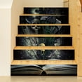 thumbnail image 5 of Halloween horror skull removable wall sticker, Peel and Stick Stair Stickers Decals- Self-Adhesive Stair Riser Stickers for Home Office School Decor 39.37" x 7.08", 5 of 10