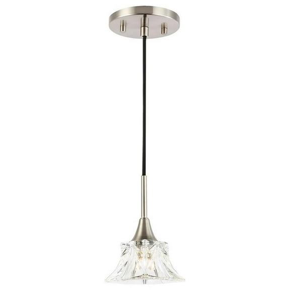 Woodbridge Lighting Christina Transitional Metal Pendants in Satin Nickel