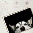 thumbnail image 6 of Elephant Stock Peeking Siberian Husky Wall Art - Horizontal Canvas Wall Art - Living Room Wall Decor - Animal Canvas - Black And White Decor - 30" x 20", 6 of 8