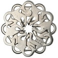 thumbnail image 2 of Cast Snow - Hanayama Metal Puzzle, 2 of 2