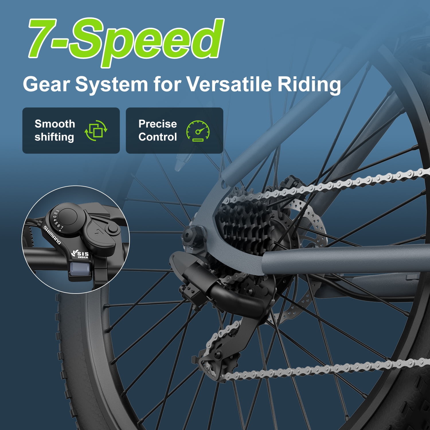 Zoonlai 26" Electric Bike for Adults, 500W Motor, 36V 13Ah, 40 Miles Range, Rear Suspension, UL2849