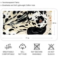 thumbnail image 2 of Spotted Dog Elegant Chiffon Translucent Head Scarf - Light Breathable Silk Wrap 180x73cm, 2 of 6