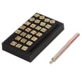 thumbnail image 2 of Leather Stamping Tool 6mm Capital Letters Alphabet Stamp Tools for DIY Crafts, 2 of 11