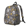 thumbnail image 2 of Stylish Dog Lover Backpack with Puppy and Bone Print, Lightweight Small Travel Bag for Commute and Daily Use, 2 of 6