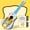 Blue, variant on Kids Guitar Ukulele 16 Inches Beginner Musical Instrument 4 Nylon Strings Mini Guitar With Paddle Tutorial Early Educational Toy