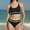 B_ Black, variant on UTSJKR $10 & under Sports Bra Top High Waisted Shorts Two Piece Swimwear for Women Bathing Suit Beach Vacation Active Swim Set Black XXL