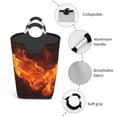 thumbnail image 3 of Salouo Fiery Orange Flames Energy for Dirty Clothes Hamper,Extra Large Hamper Basket Bin 1-Pack Big Laundry Baskets with Handles Laundry Hampers Fits for Bedroom & Living Room, 3 of 5