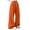 X-Orange, variant on HomeDM Women's Fleece Sweatpants with Pockets Wide Leg Baggy Drawstring Lounge Pants Light Blue Fall Winter Trousers Size L