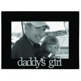 thumbnail image 1 of Malden International Designs 4305-46 Daddy's Girl Expressions Picture Frame, 4x6, Black, 1 of 5