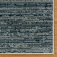 thumbnail image 6 of Gertmenian Missha Dario Modern/Contemporary Striped Blue Indoor Area Rug, 2x6 Runner, 6 of 9