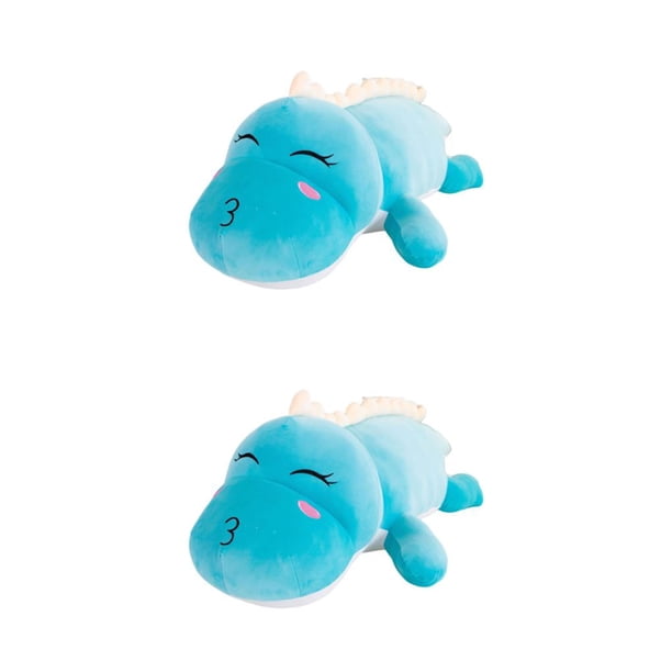 Vogacara Almohada de dinosaurio Juguete de peluche Muñeco de peluche Sofá Novia multicolor Oficina Accesorios para el hogar Abrazo Dormir Rosa Type3 NO3