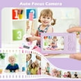 thumbnail image 3 of Lookfly Digital Camera,FHD 1080P Point and Shoot Kids Camera，Camera for Photography with 32GB Card ,18X Zoom Anti Shake,48MP,Compact Small Digital Camera for Boys Girls Kids,Purple, 3 of 8