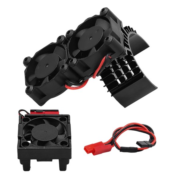HILABEE 3340 RC Cooling Fan Easy to Install Replaces for Bandit 2WD/4WD Vxl-3S Black