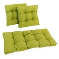thumbnail image 2 of Coussins Capitonnés Carrés pour Causeuse d'Extérieur en Polyester Filé (Ensemble de 3), 2 of 3