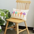 thumbnail image 4 of Summer Outdoor Lumbar Pillow Covers 12x20 Watercolor Ice Cream Decorative Patio Throw Pillowcases Farmhouse Happy Holiday Cushion Case for Sofa Bed, 4 of 5