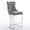 Gray, variant on MIKIBAMA Counter Height Modern Velvet Barstools, Light Blue (Set of 2)