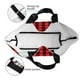 thumbnail image 4 of Disketp Retro red and Black Houndstooth Bolsa Tote Estampada para Mujer, Bolso de Hombro y de Mano para Compras y Viajes, 4 of 8
