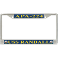 thumbnail image 1 of USS Randall APA-224 License Plate Frame, 1 of 1