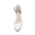 thumbnail image 2 of BURUDANI Women Heels Pumps Rhinestone Closed Toe Block Chunky Shoes, 2 of 7